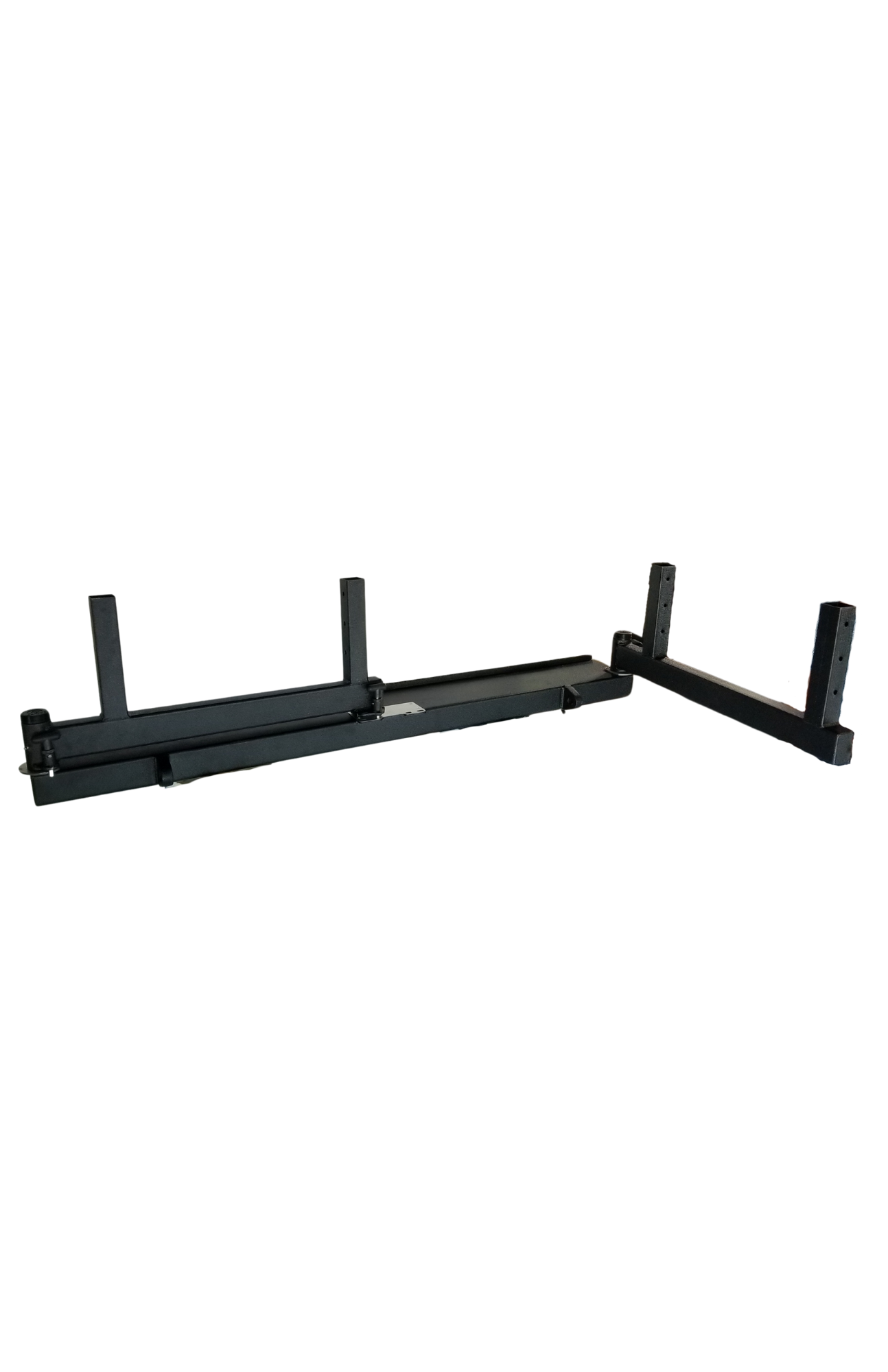AAREYS Swing Arm Bumper for Ram Promaster with swing-out arms.